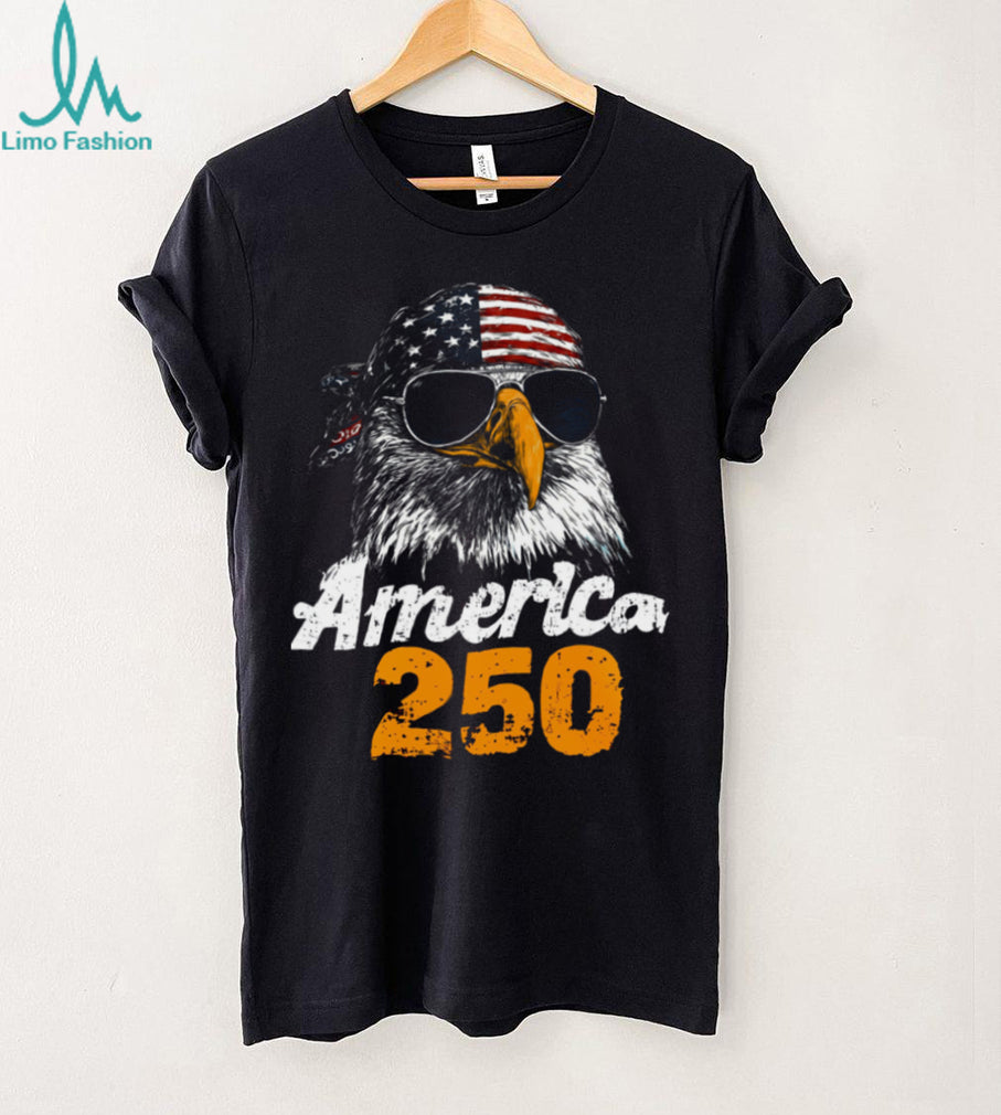Cool American Eagle Sunglasses 250th Anniversary Patriotic Shirt