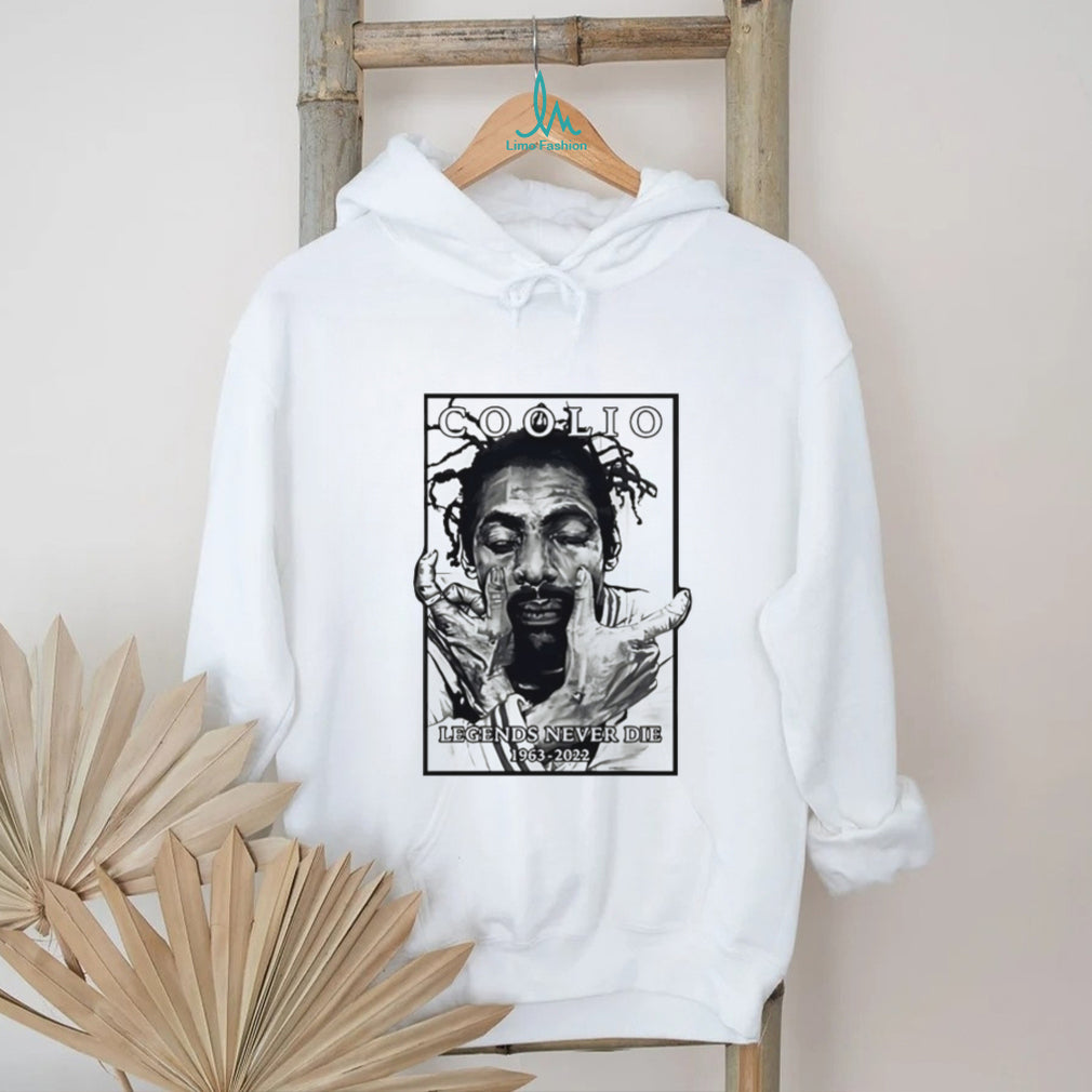 Coolio Legends Never Die 1963 2022 Hip Hop Tribute T Shirt