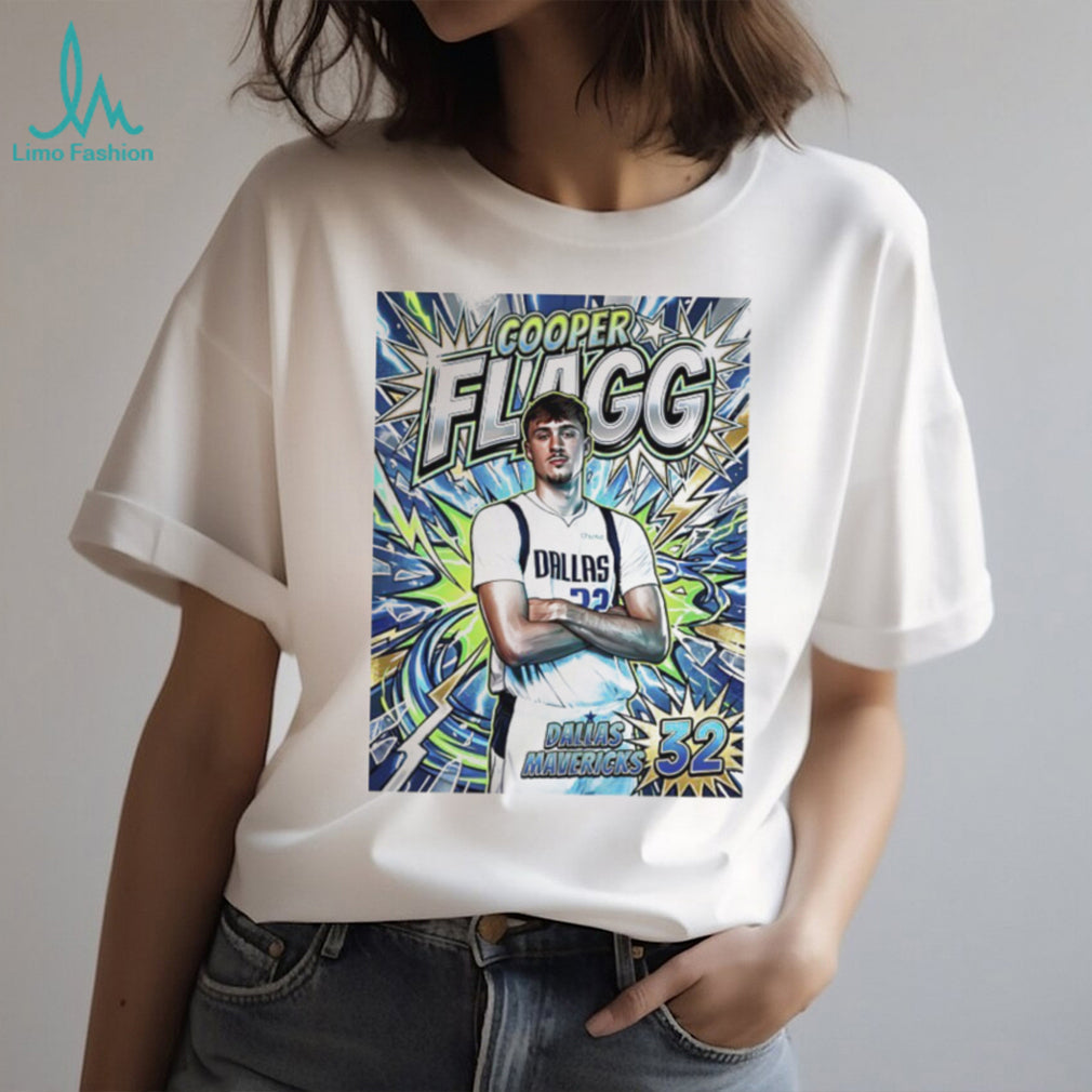 Cooper Flagg Dallas Mavericks NBA Draft Prospect Graphic T Shirt