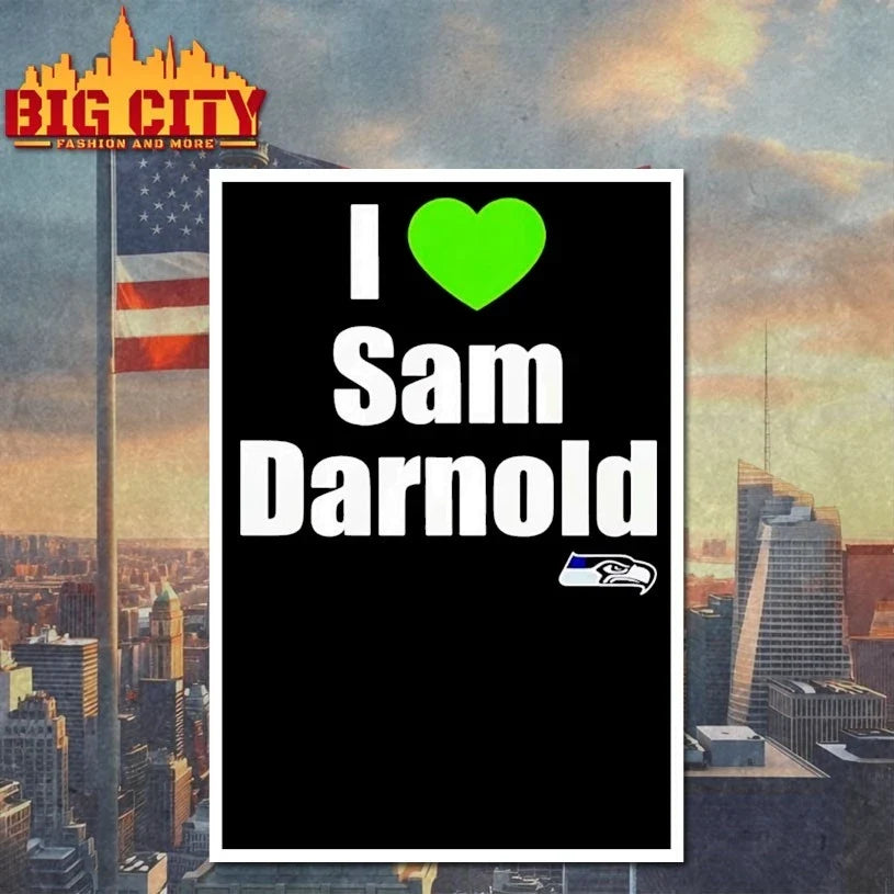 Cooper Kupp I Love Sam Darnold Seahawks T-Shirt