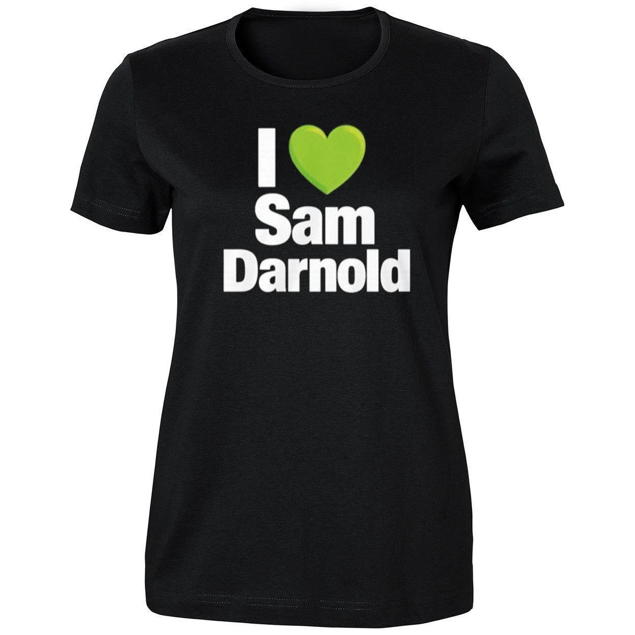 Cooper Kupp With I Love Sam Darnold Shirt