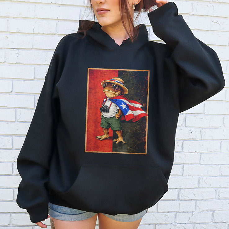 Coqui Frog Puerto Rico Flag Puerto Rican Taino Boricua T Shirt