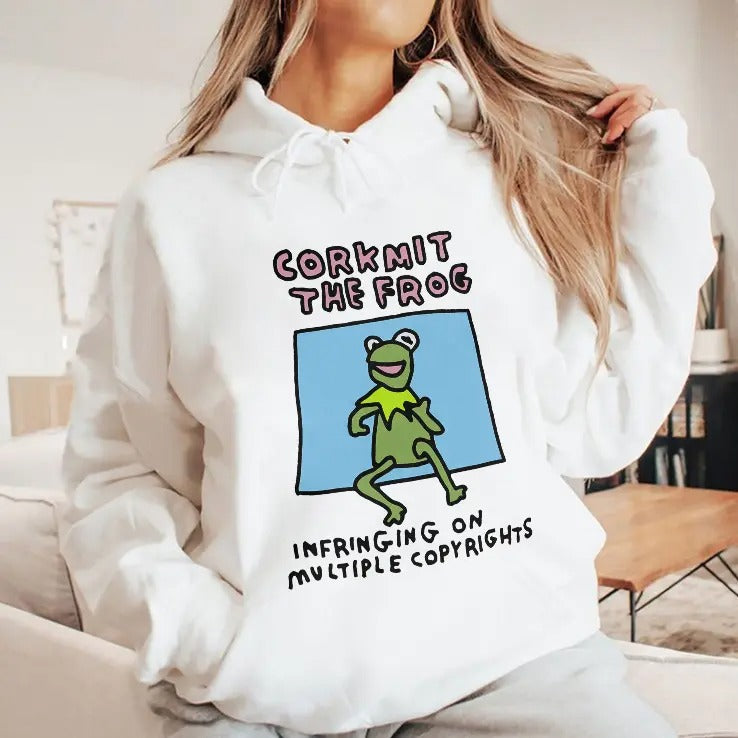 Corkmit The Frog Infringing On Multiple Copyrights T Shirt