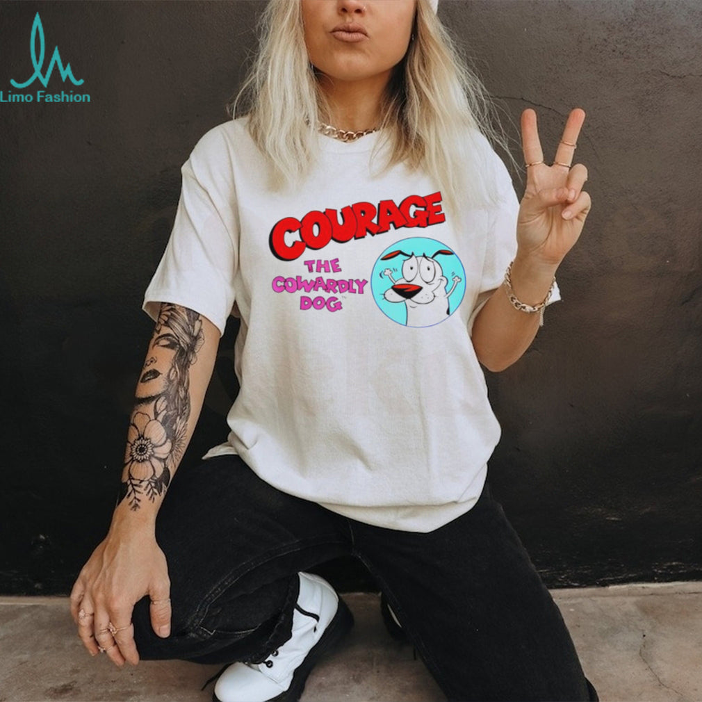 Courage the Cowardly Dog Nostalgic 90s Cartoon Graphic T shirt