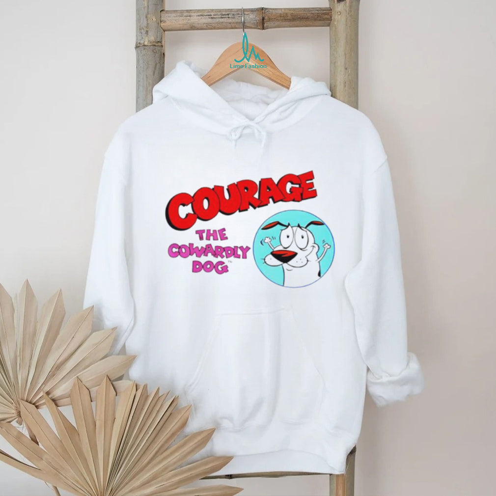 Courage the Cowardly Dog Nostalgic 90s Cartoon Graphic T shirt