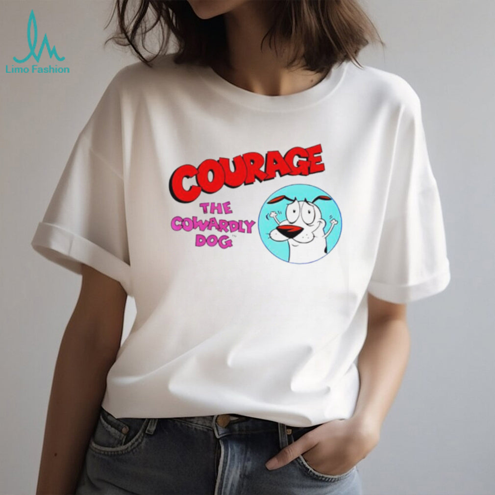 Courage the Cowardly Dog Nostalgic 90s Cartoon Graphic T shirt