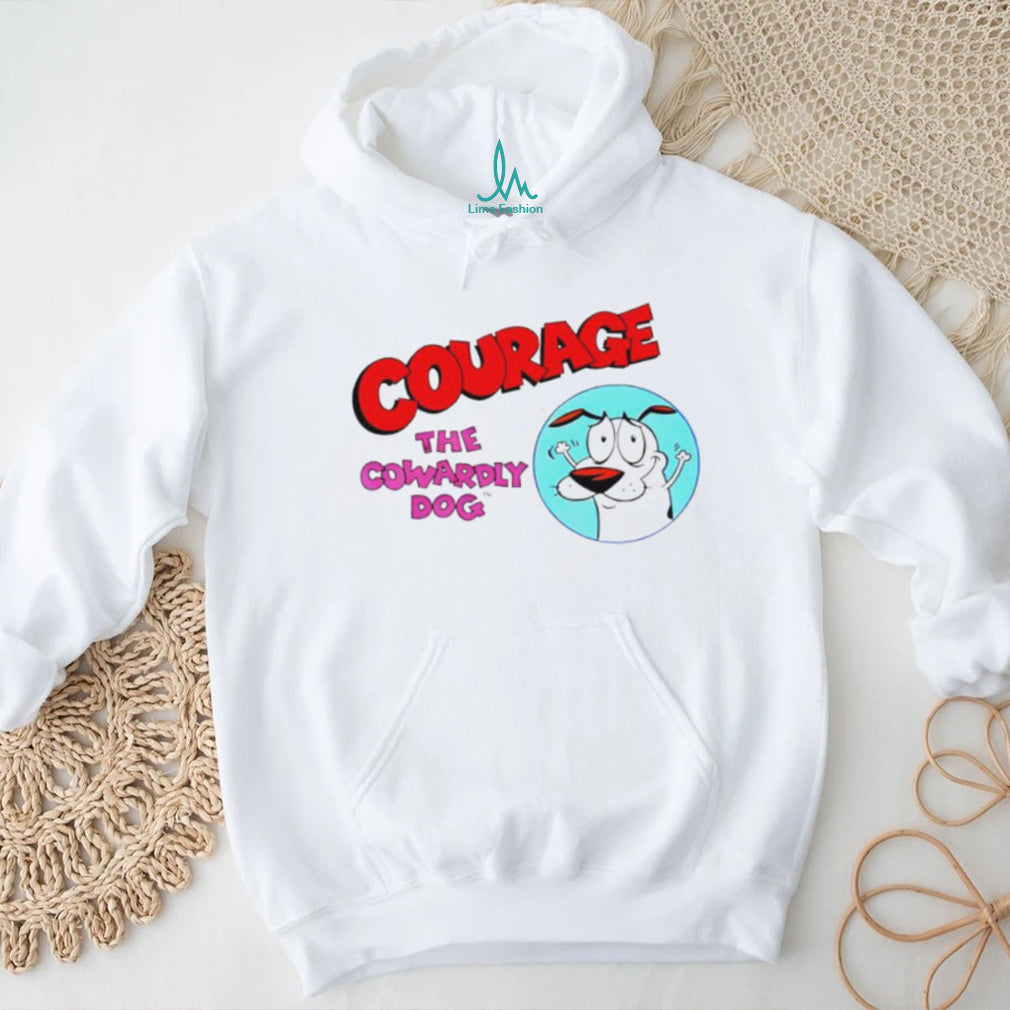 Courage the Cowardly Dog Nostalgic 90s Cartoon Graphic T shirt