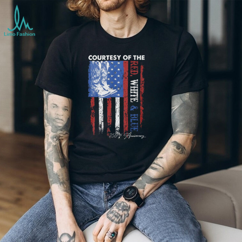 Courtesy of the Red White and Blue 250th Anniversary T Shirt