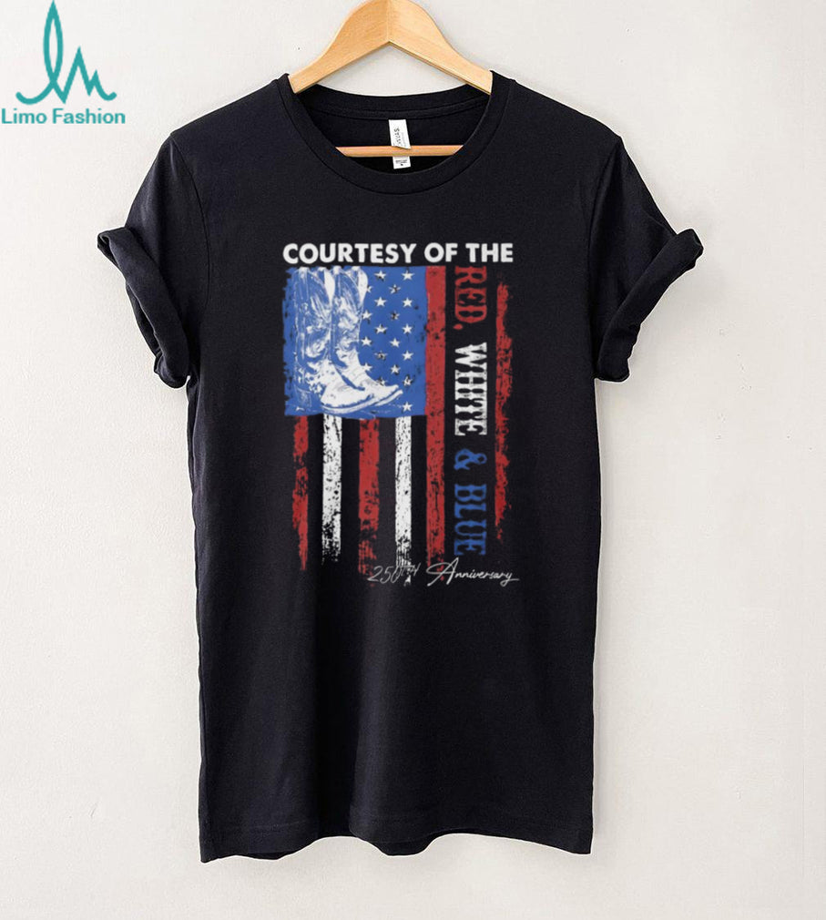 Courtesy of the Red White and Blue 250th Anniversary T Shirt