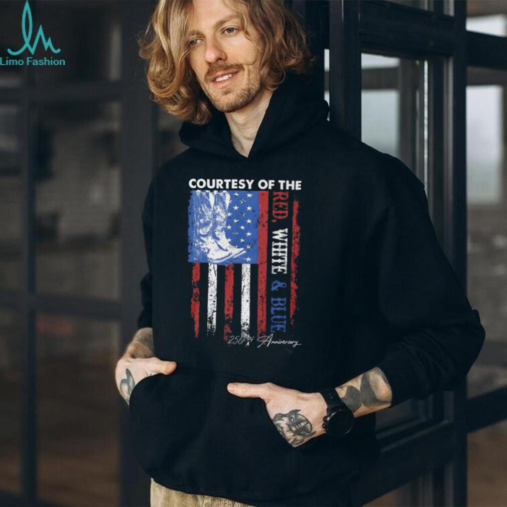 Courtesy of the Red White and Blue 250th Anniversary T Shirt