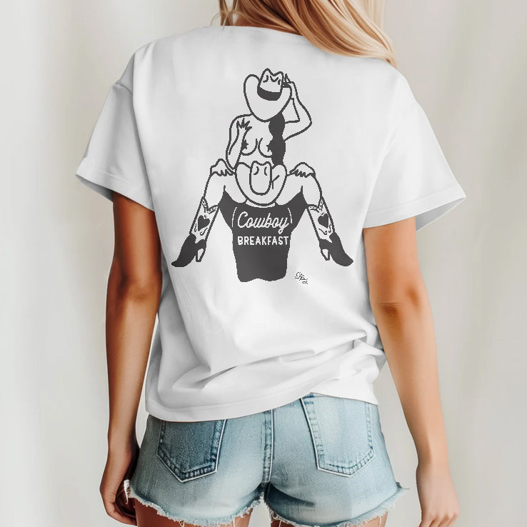 Cowboy Breakfast Funny Cowboy Rodeo Shirt