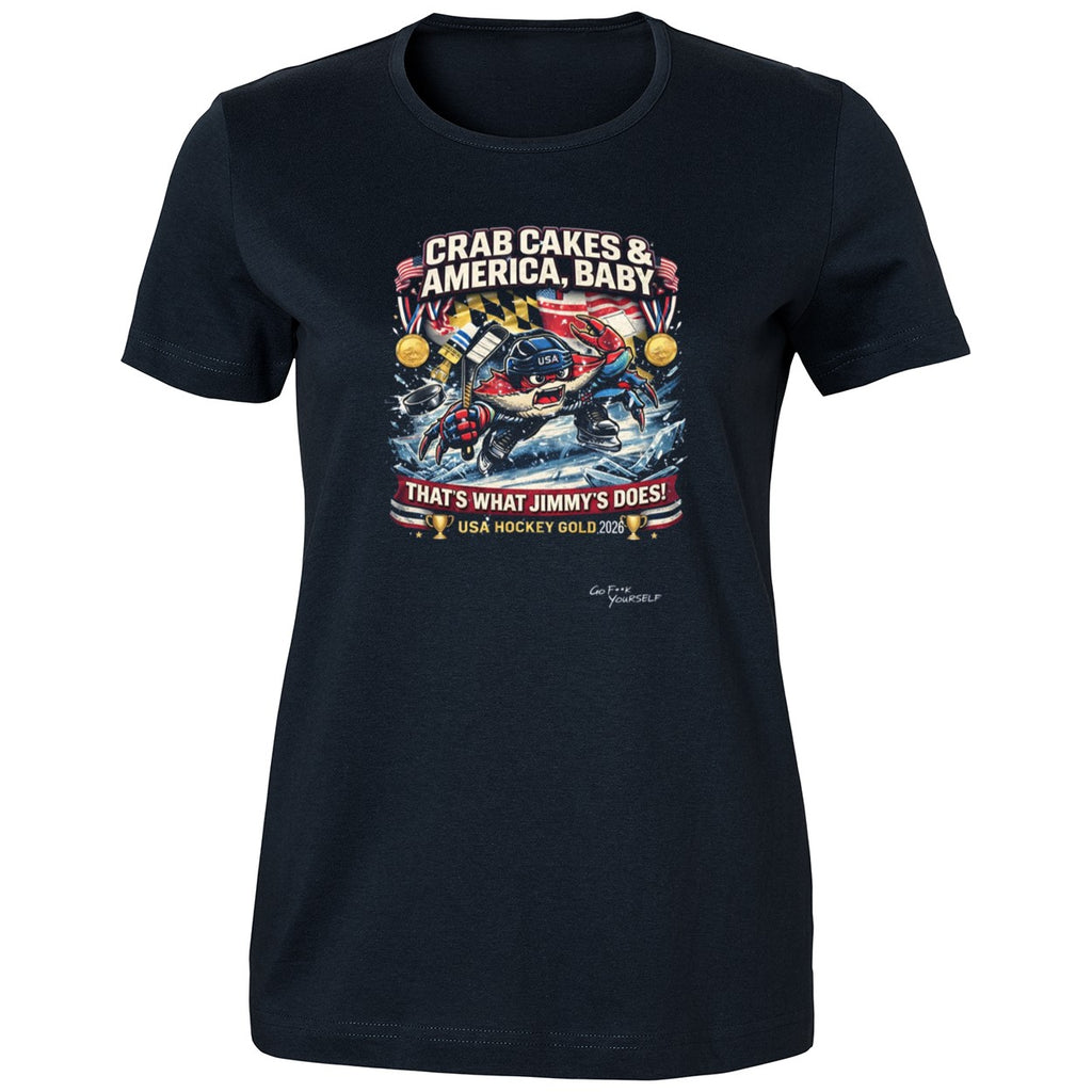 Crab Cakes & America Baby Usa Hockey Gold 2026 Shirt