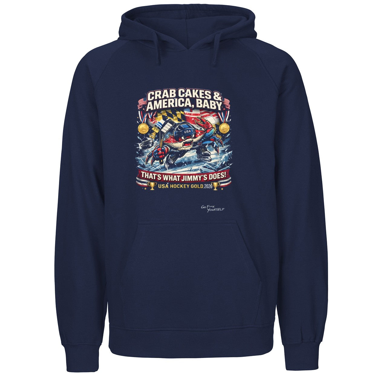 Crab Cakes & America Baby Usa Hockey Gold 2026 Shirt