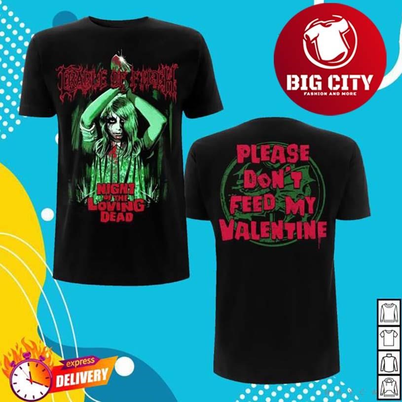 Cradle Of Filth Cradle Of Filth Night Of The Loving Dead Black Two Sided Shirt