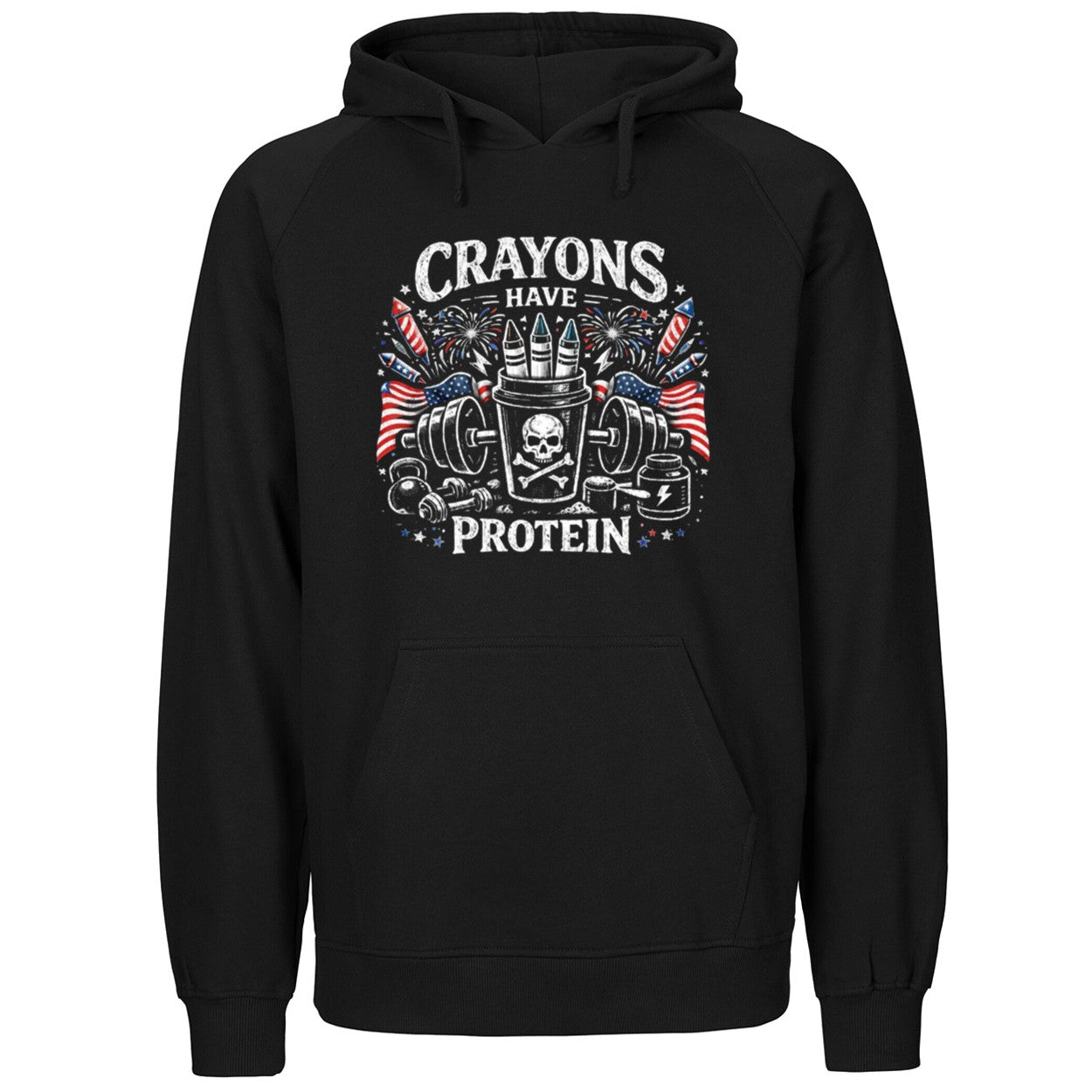Crayons Have Protein 4th Of July Shirt