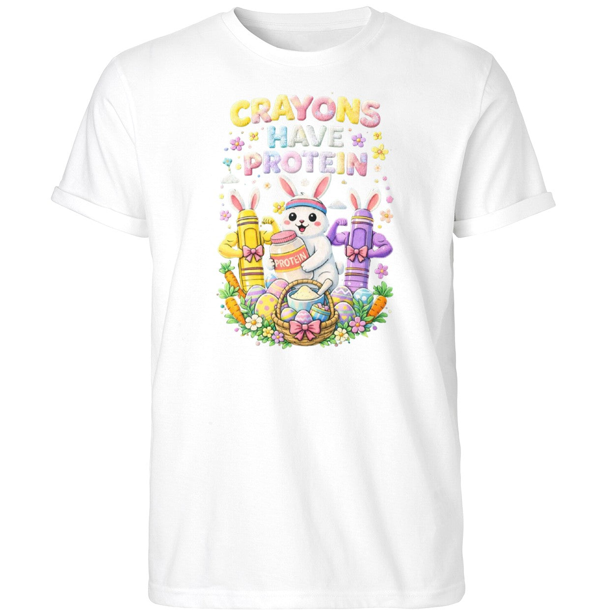 Crayons Have Protein Easter Shirt