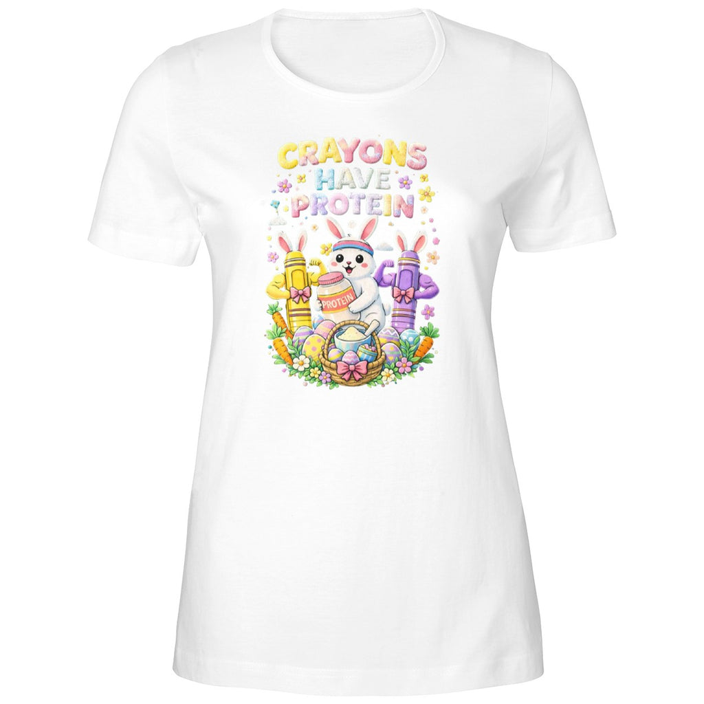 Crayons Have Protein Easter Shirt