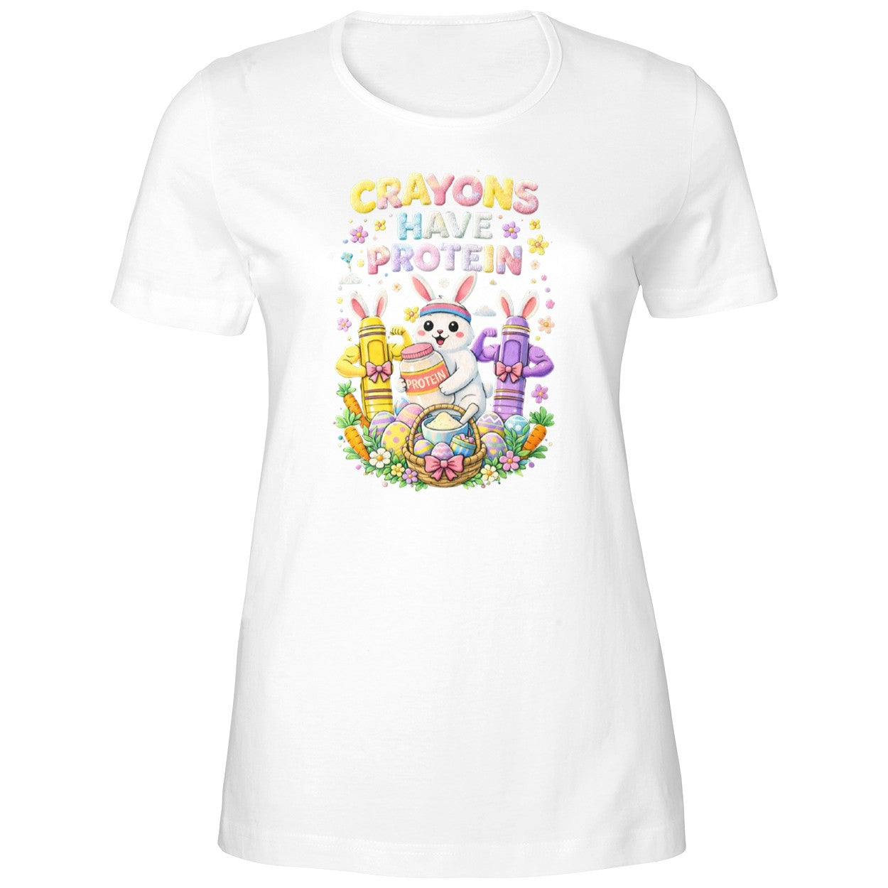 Crayons Have Protein Easter Shirt
