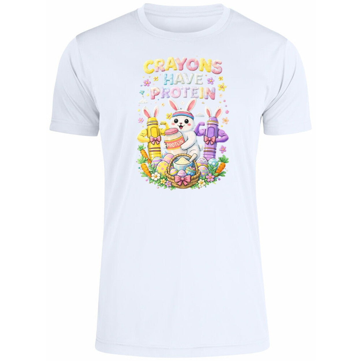 Crayons Have Protein Easter Shirt