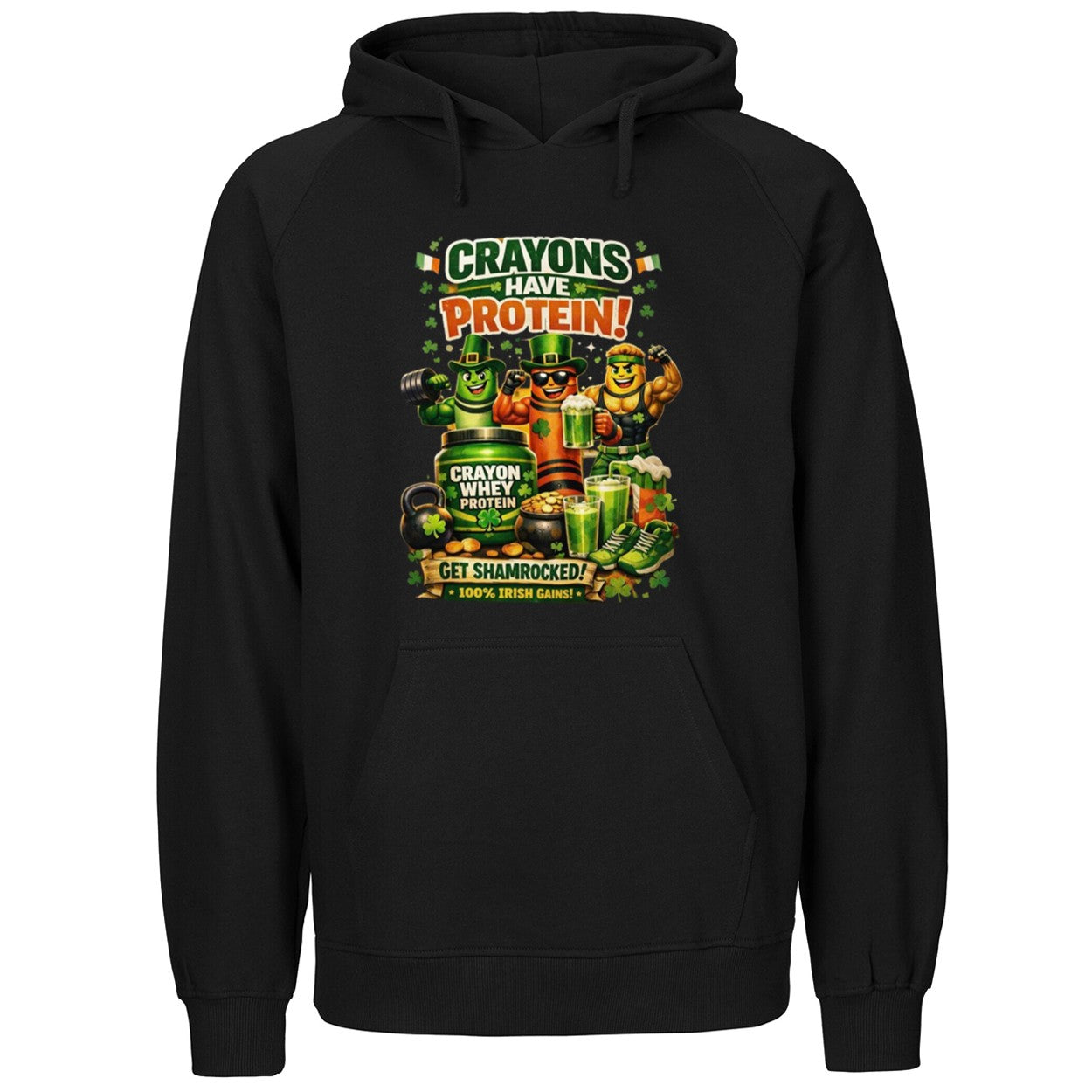Crayons Have Protein St Patrick’s Day Shirt