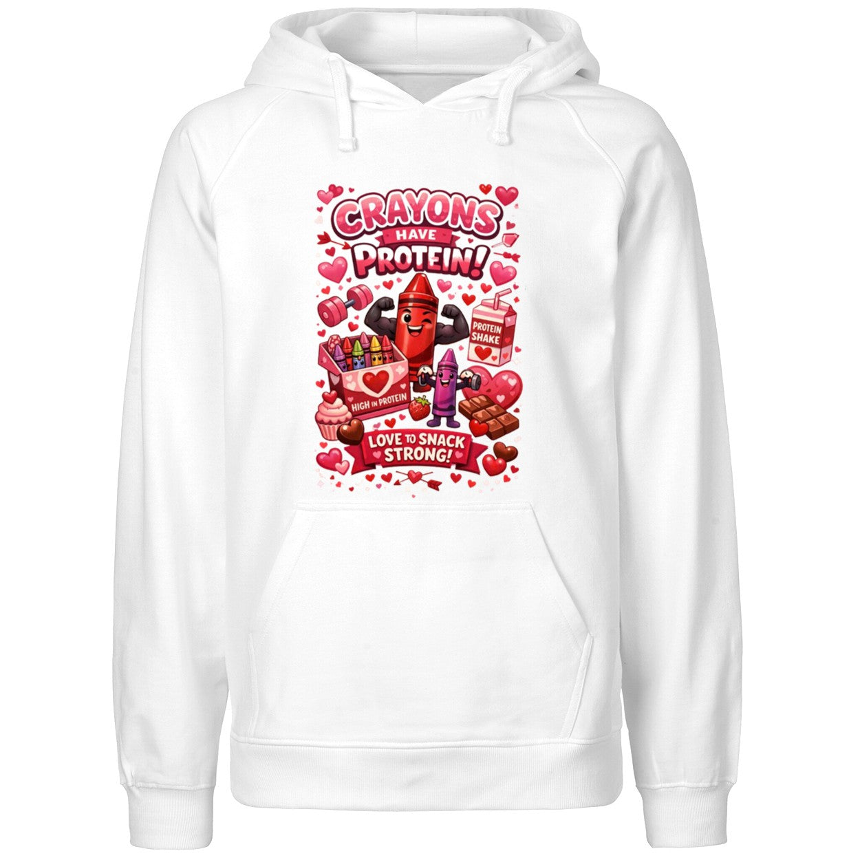 Crayons Have Protein Valentine’s Day Shirt
