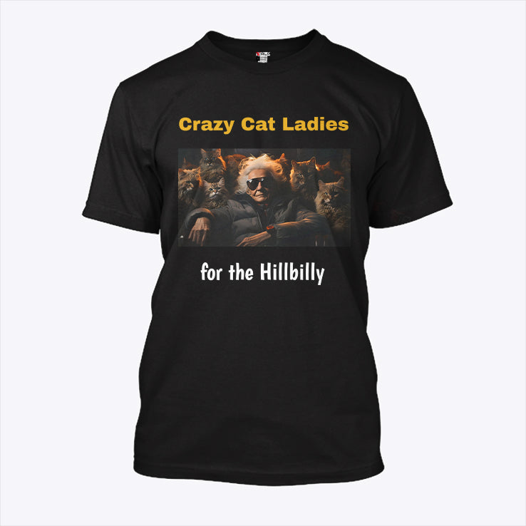 Crazy Cat Ladies For The Hillbilly Trump Vance 2024 Shirt