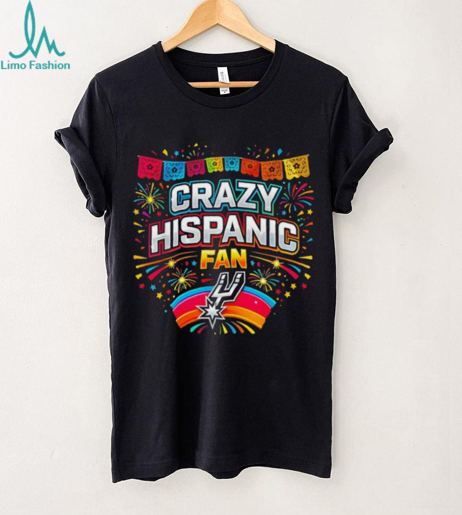 Crazy Hispanic Fan San Antonio Basketball Fiesta T Shirt