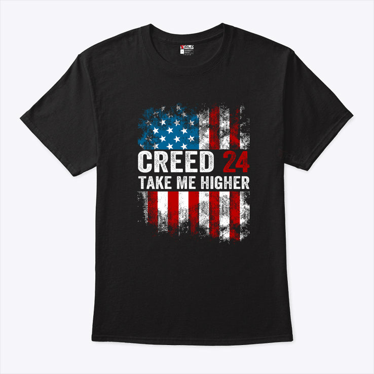 Creed ’24 Take Me Higher US Flag T Shirt