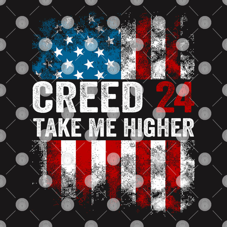 Creed ’24 Take Me Higher US Flag T Shirt