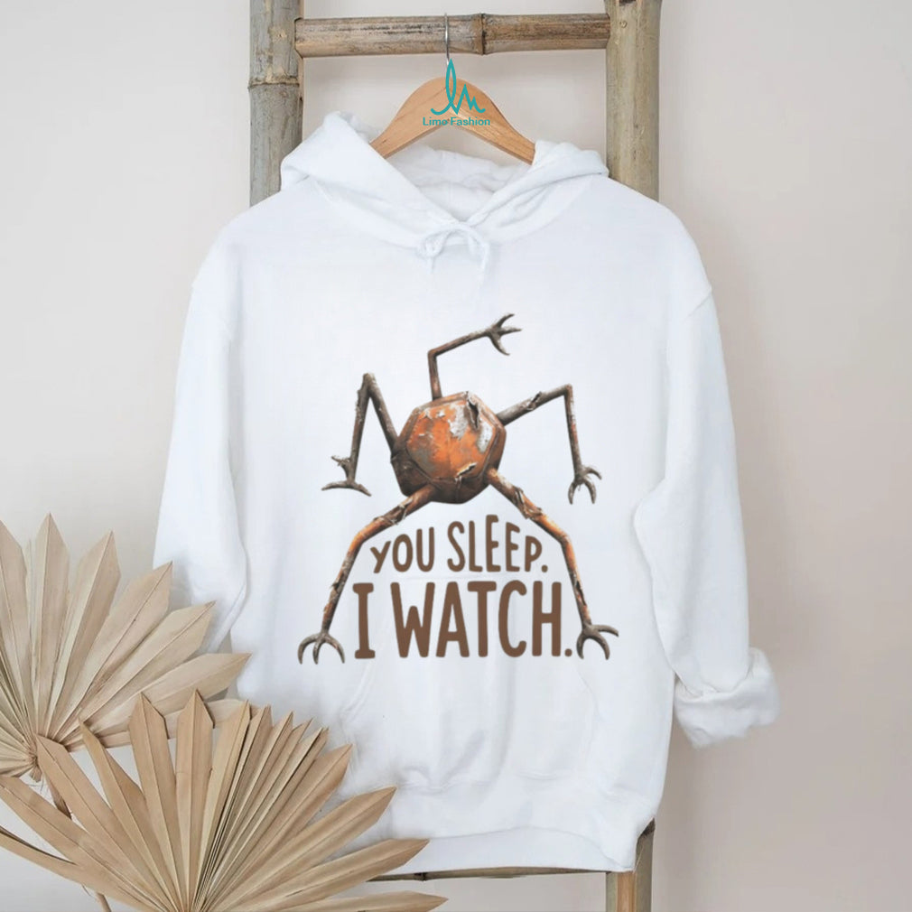 Creepy Rusty Robot Monster You Sleep I Watch T Shirt