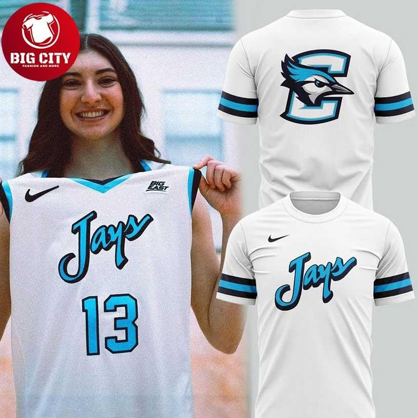 Creighton Bluejays 2026 Basketball Throwback Night Two Sided Shirt
