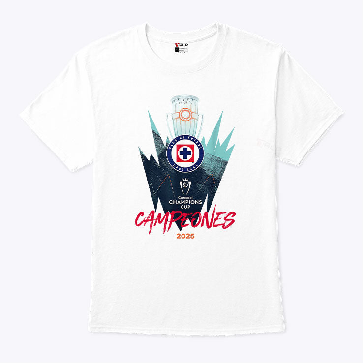 Cruz Azul Campeones 2025 Champions Cups T Shirt
