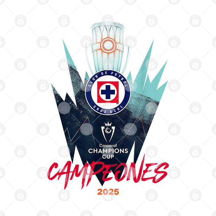 Cruz Azul Campeones 2025 Champions Cups T Shirt