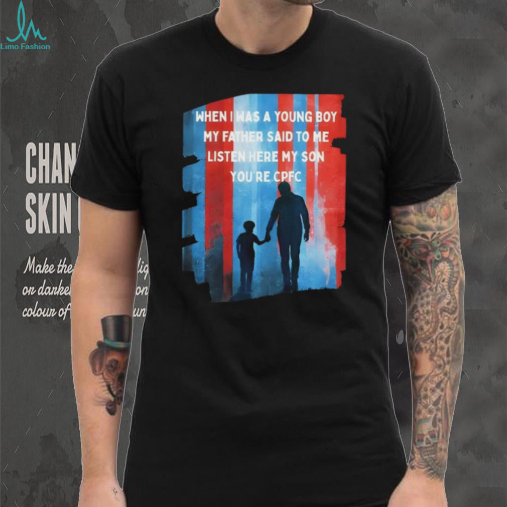 Crystal Palace FC Father And Son CPFC Football Fan T Shirt