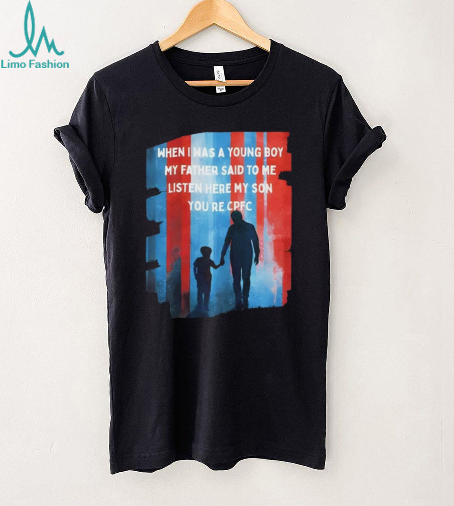 Crystal Palace FC Father And Son CPFC Football Fan T Shirt
