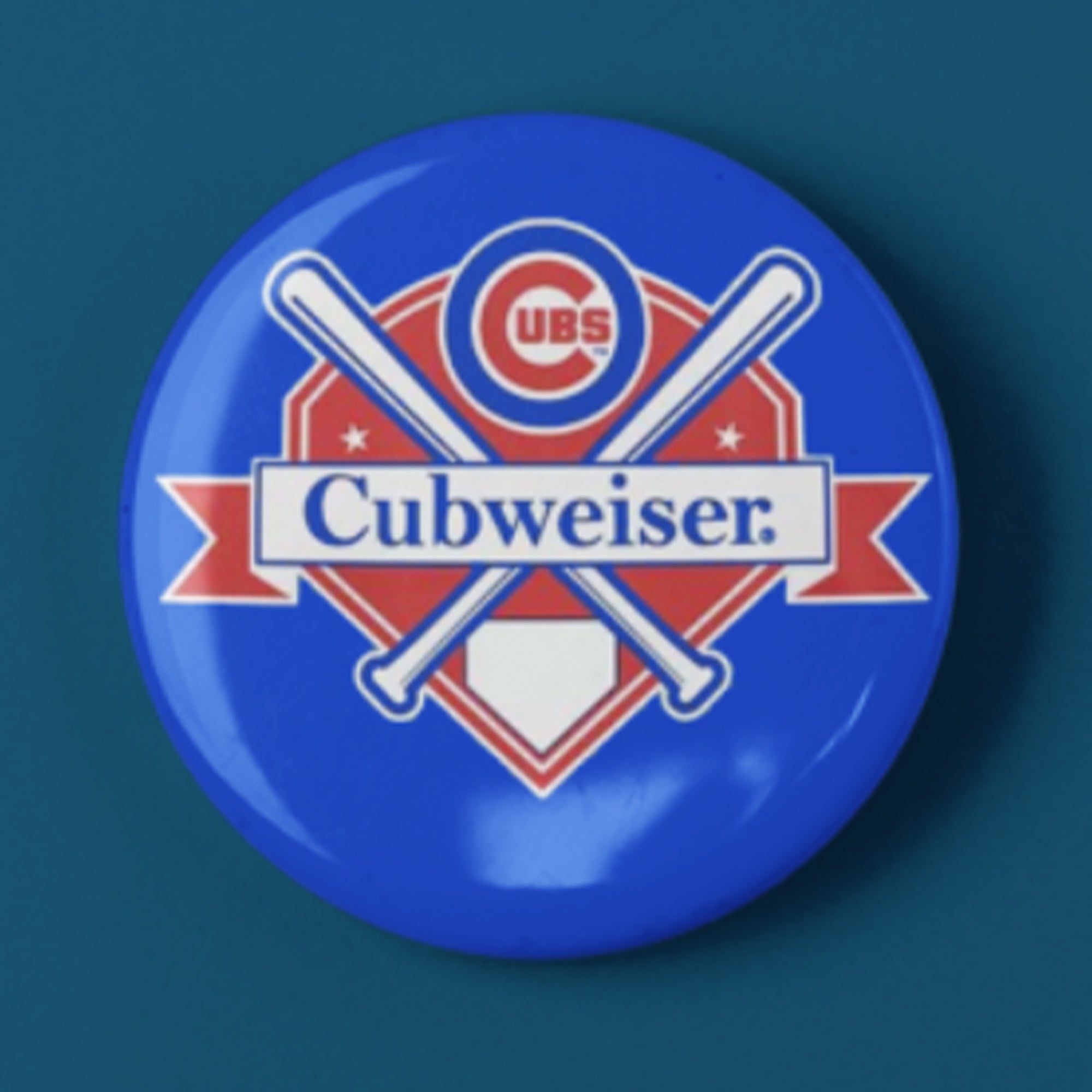 Cubs Cubweiser Button