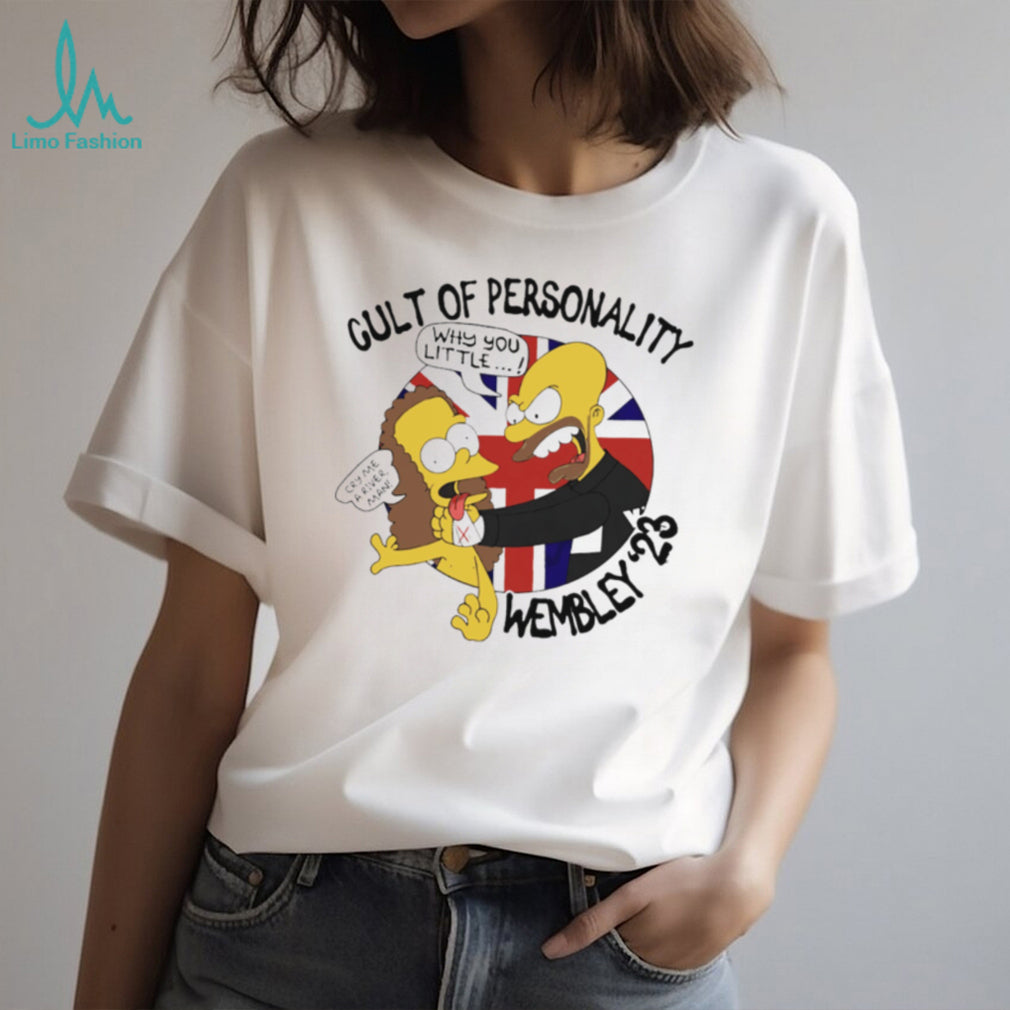 Cult of Personality Wembley 23 CM Punk Simpson Parody T Shirt