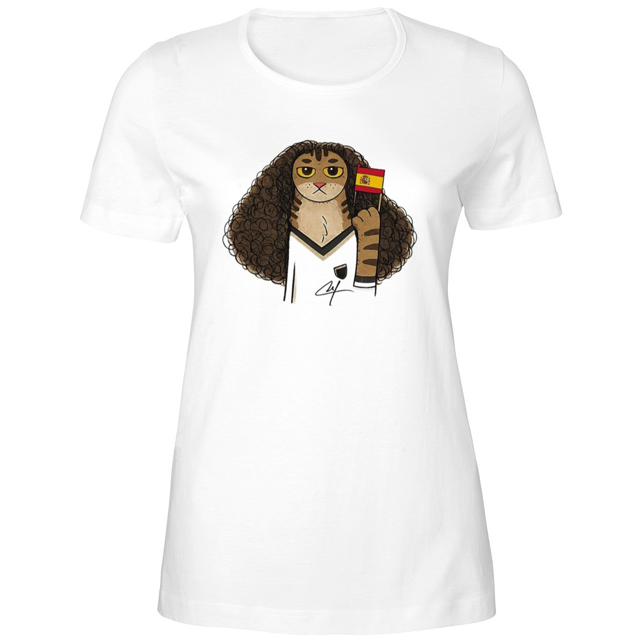 Curly Hair Cucurella Football Cat Meme Shirt