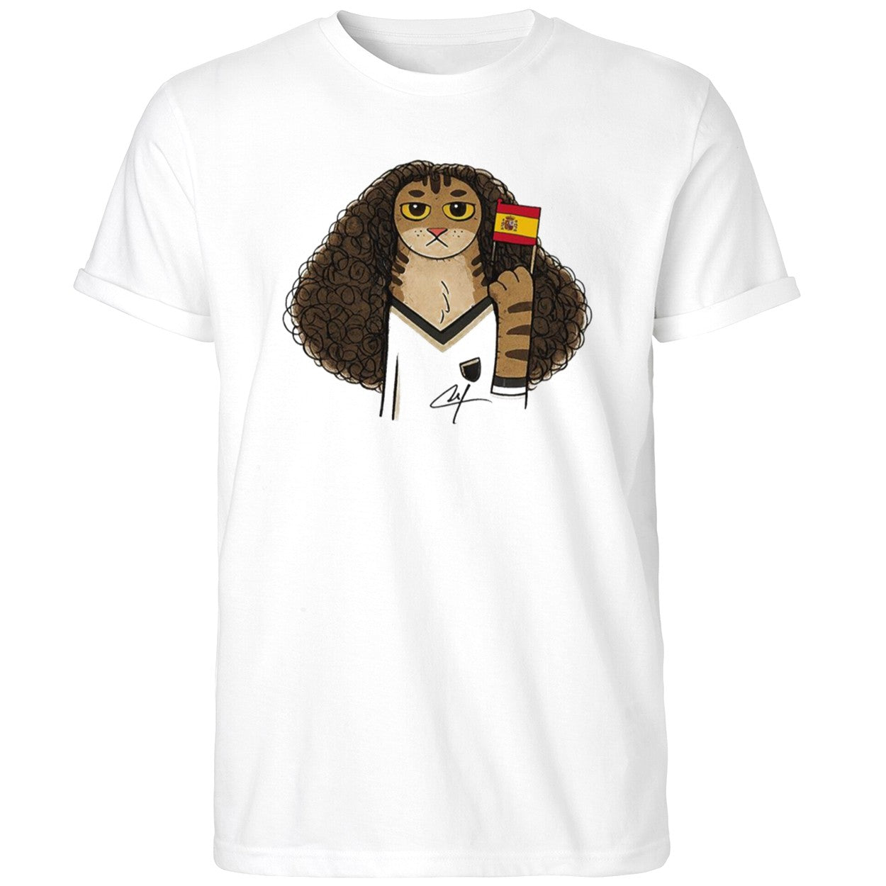 Curly Hair Cucurella Football Cat Meme Shirt