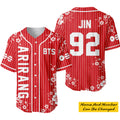 Custom BTS Members Arirang World Tour Baseball Jersey