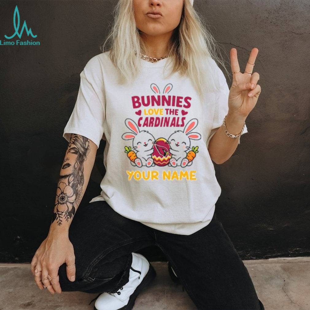 Custom Cardinals Easter Bunny Stuffed T Shirt