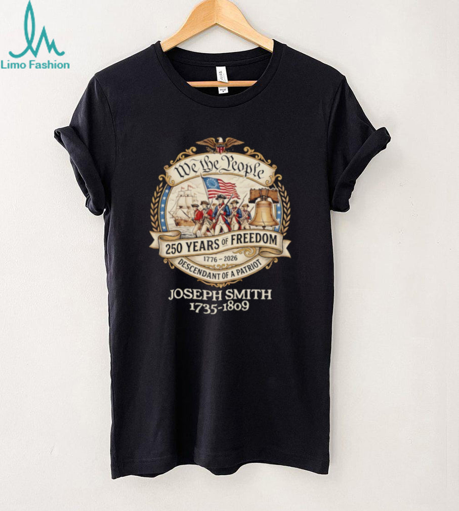 Custom Descendant of a Patriot 250 Years of Freedom 1776 2026 T Shirt