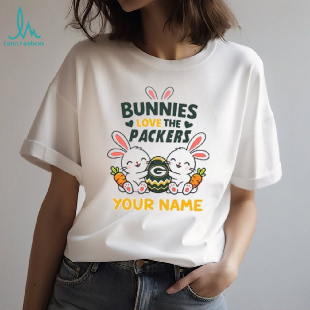 Custom Green Bay Packers Plush Bunny T Shirt