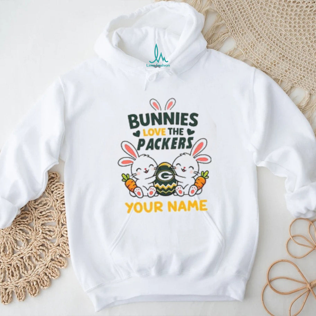 Custom Green Bay Packers Plush Bunny T Shirt