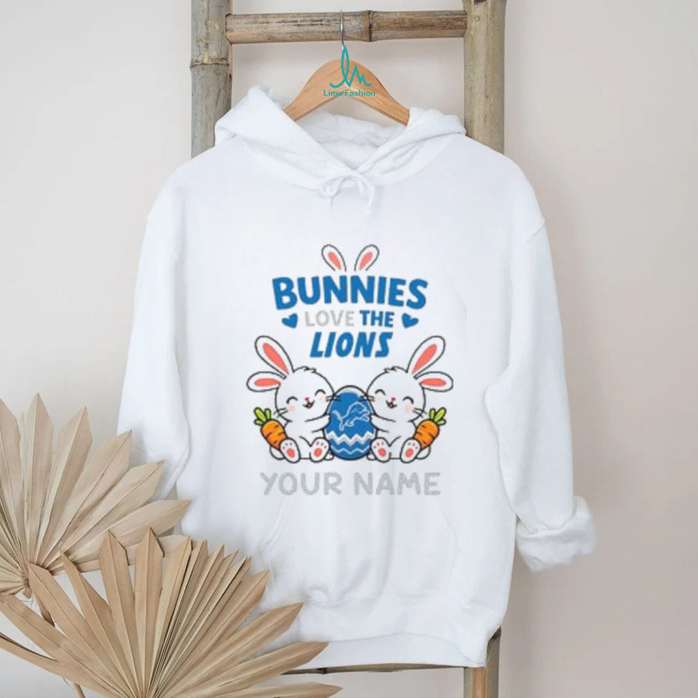 Custom Lions Easter Bunny Stuffed T Shirt