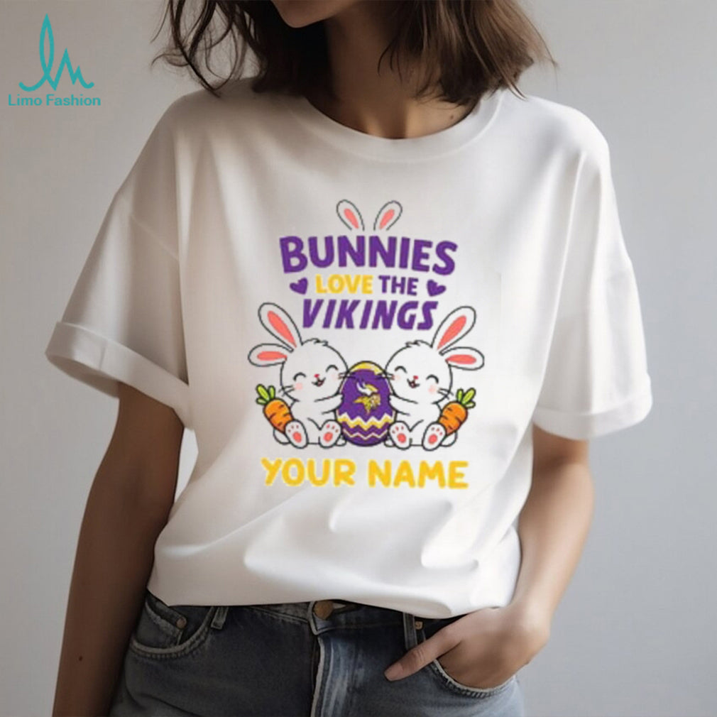 Custom Minnesota Vikings Bunny Plush T Shirt