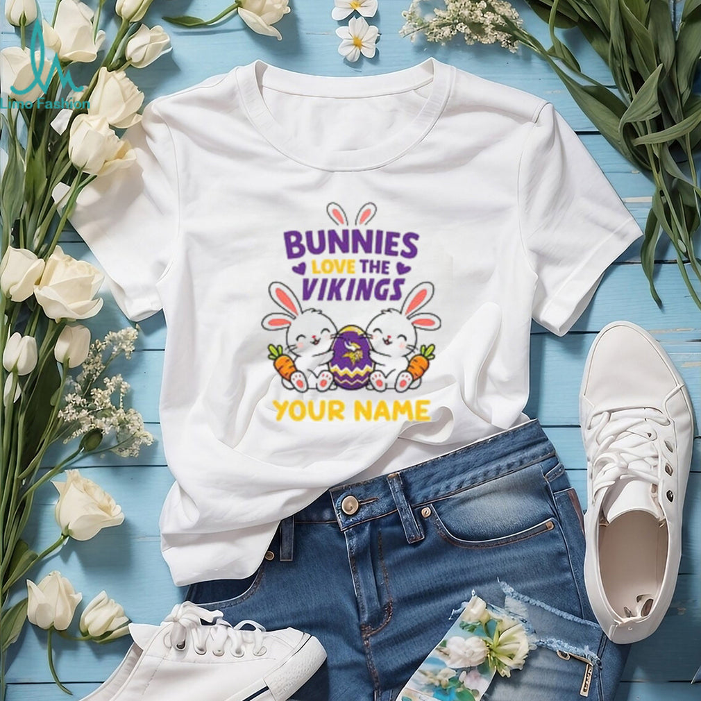 Custom Minnesota Vikings Bunny Plush T Shirt