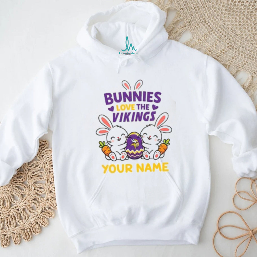 Custom Minnesota Vikings Bunny Plush T Shirt