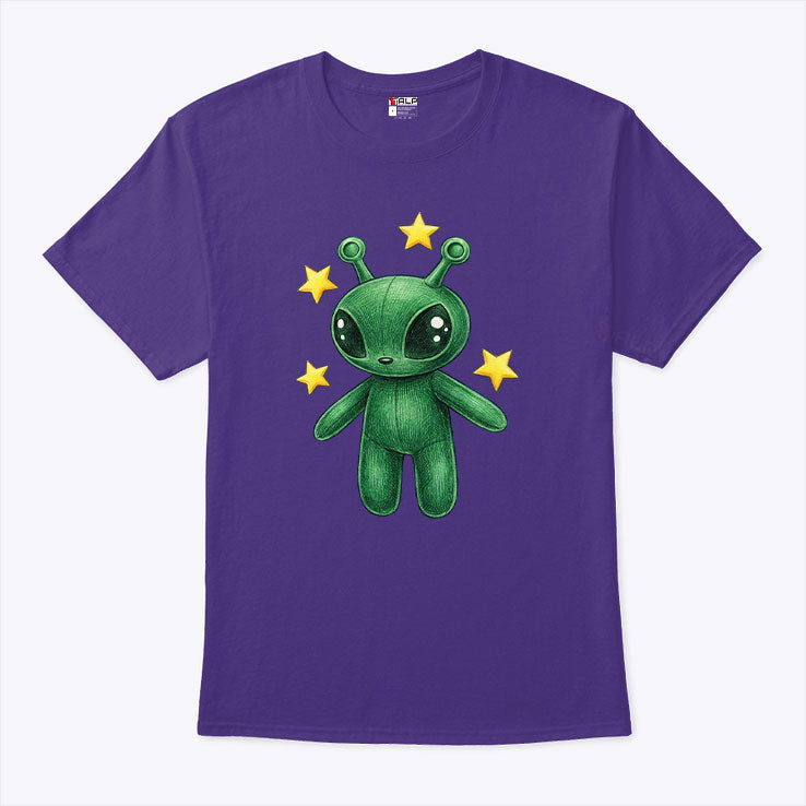 Cute Alien Graphic T Shirt
