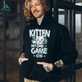 Cute Kitten My Game On Retro Gamer Cat Video Game Lover T Shirt